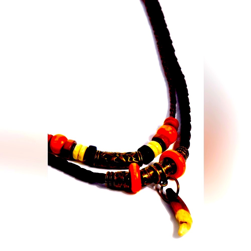 🔥💪🏼🔥 MEN❗️PAPARAZZI “ROBUST RHYTHM”BRASS URBAN NECKLACE❗️ 🔥💪🏼🔥 - Picture 2 of 4
